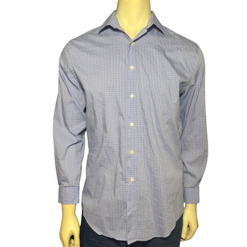Kenneth‎ Cole Reaction Mens Slim Fit Stretch Shirt M